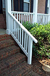 New and painted handrail and columns
