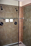 Single shower remodeled into double