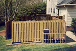 Fence exterior view - after