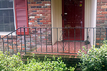 Old wrought iron handrails