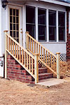 Stairs and handrail - side view - after
